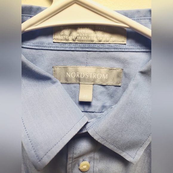 Nordstrom Women's Blue Dress Shirt - Picture 3 of 3